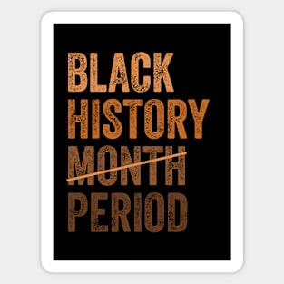 Black History Month Period Magnet